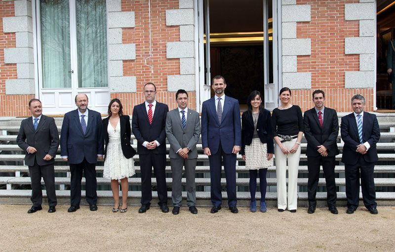 S.A.R el Príncipe de Asturias recibió en audiencia al equipo de iRedes